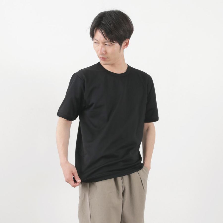 GICIPI（ジチピ） アンノーネ クルーネック ベーシックTシャツ / 半袖 無地 綿 イタリア製 メンズ ANNONE Basic TEE | gicipi | 12
