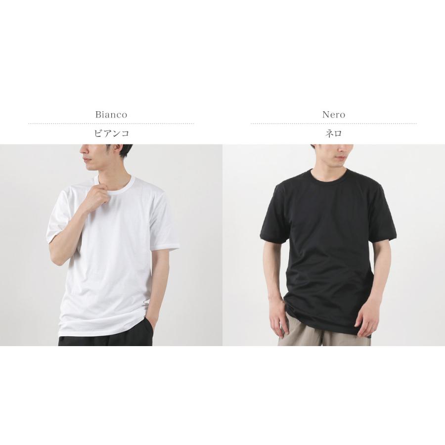GICIPI（ジチピ） アンノーネ クルーネック ベーシックTシャツ / 半袖 無地 綿 イタリア製 メンズ ANNONE Basic TEE | gicipi | 03