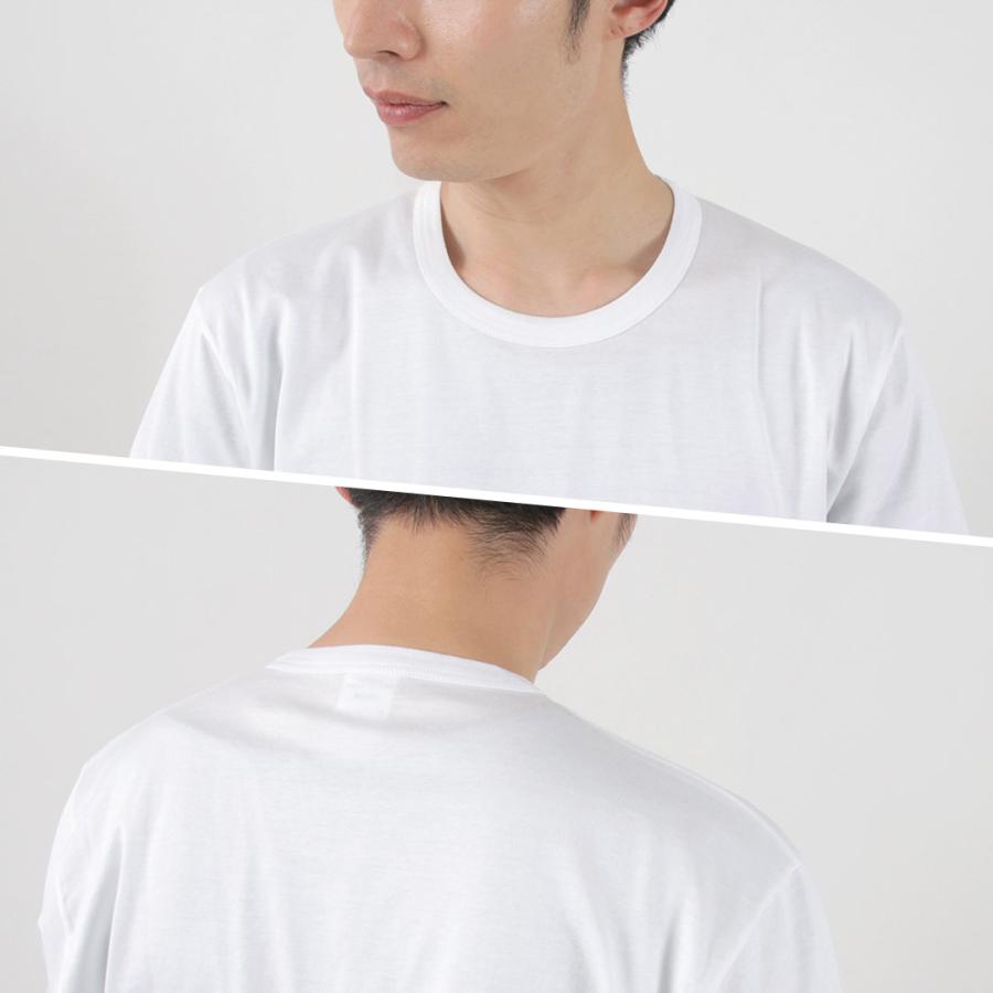 GICIPI（ジチピ） アンノーネ クルーネック ベーシックTシャツ / 半袖 無地 綿 イタリア製 メンズ ANNONE Basic TEE | gicipi | 09