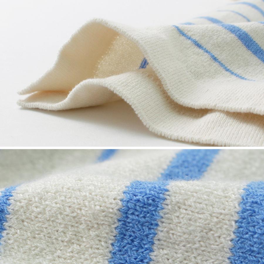 YONETOMI NEW BASIC（ヨネトミニューベーシック） ライト ウェーブコットン ニット プルオーバーTシャツ / メンズ レディース 半袖 | Yonetomi NEW BASIC | 08