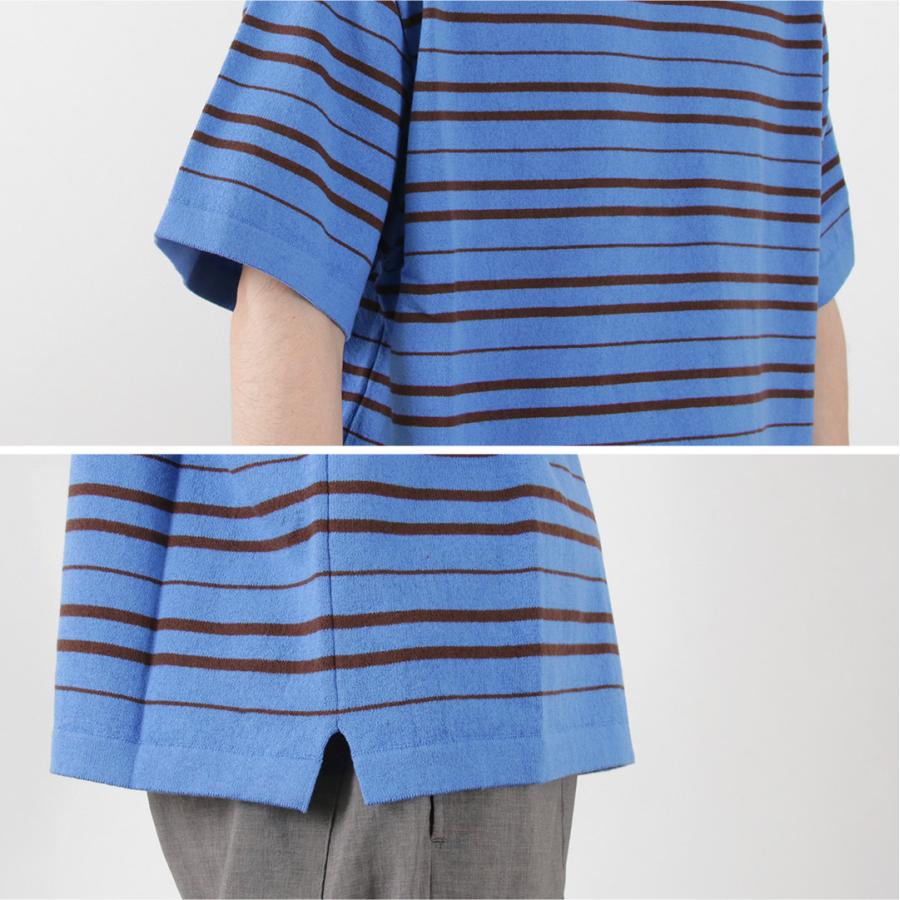 YONETOMI NEW BASIC（ヨネトミニューベーシック） ライト ウェーブコットン ニット プルオーバーTシャツ / メンズ レディース 半袖 | Yonetomi NEW BASIC | 11