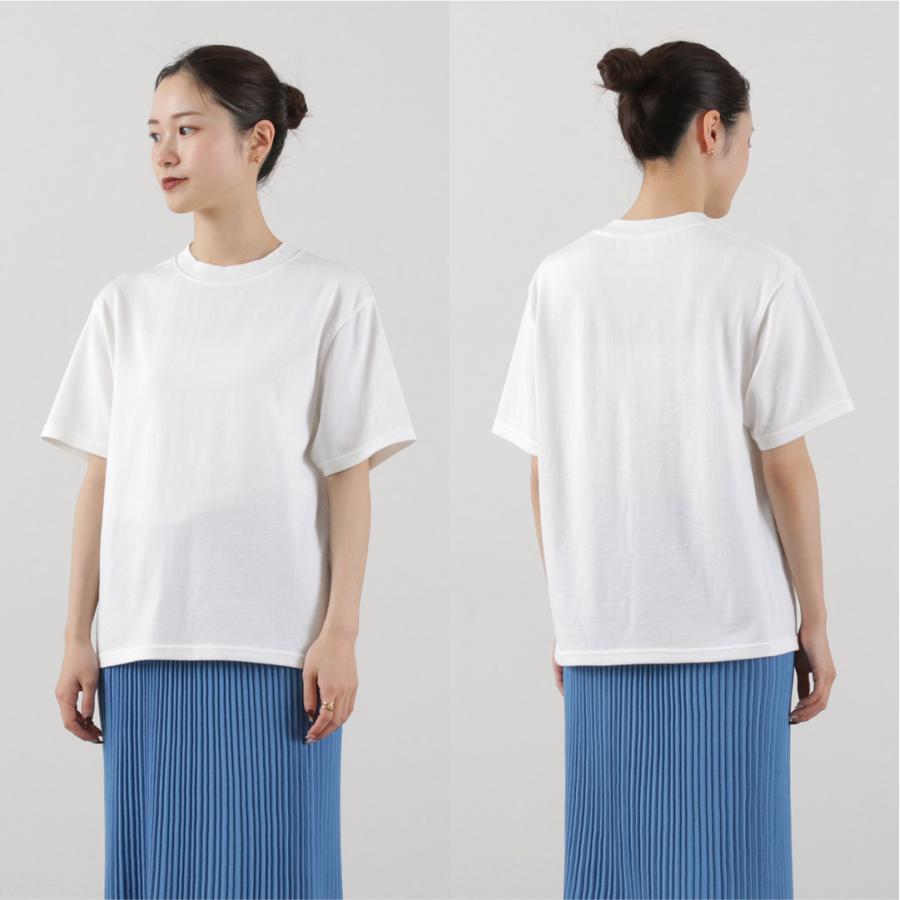 Tシャツ(半袖+袖なし) New Basic american sleeve Tops Yonetomi NEW BASIC YONETOMI NEW BASIC（ヨネトミニューベーシック