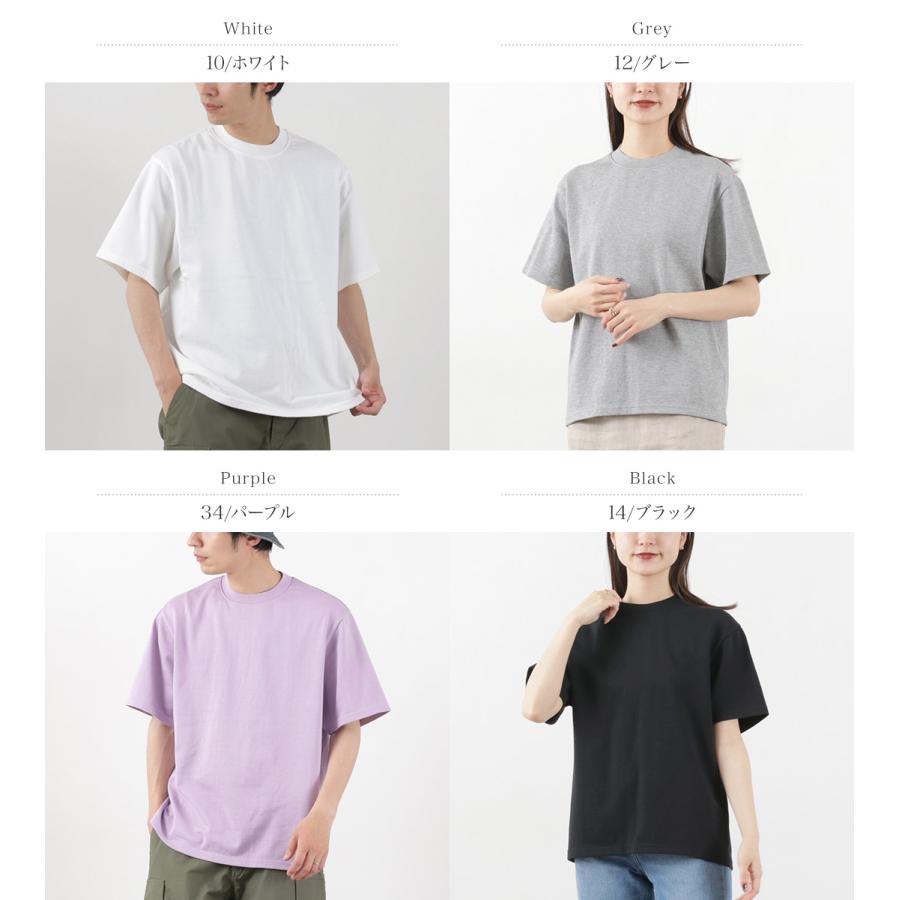 Tシャツ(半袖+袖なし) New Basic american sleeve Tops Yonetomi NEW BASIC YONETOMI NEW BASIC（ヨネトミニューベーシック