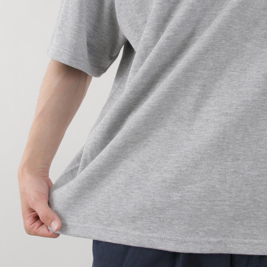 Tシャツ(半袖+袖なし) New Basic american sleeve Tops Yonetomi NEW BASIC YONETOMI NEW BASIC（ヨネトミニューベーシック