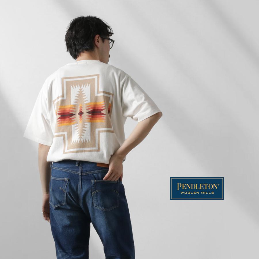 PENDLETON（ペンドルトン） バック プリント Tシャツ / 半袖 ショートスリーブ メンズ レディース ネイティブ柄 | PENDLETON | 08