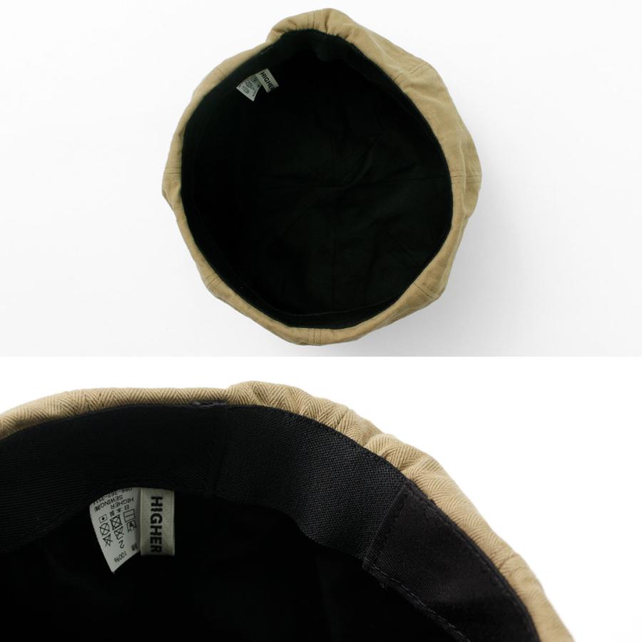 HIGHER（ハイアー）別注 ヴィンテージヘリンボン ベレー メンズ レディース ユニセックス 綿 コットン 日本製 | HIGHER（ファッション） | 12