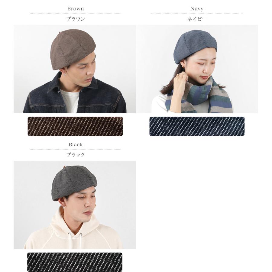 HIGHER（ハイアー） 別注 ヴィンテージ ウォバッシュ ベレー メンズ レディース ユニセックス 帽子 綿 コットン 日本製 HT22029 | HIGHER（ファッション） | 04