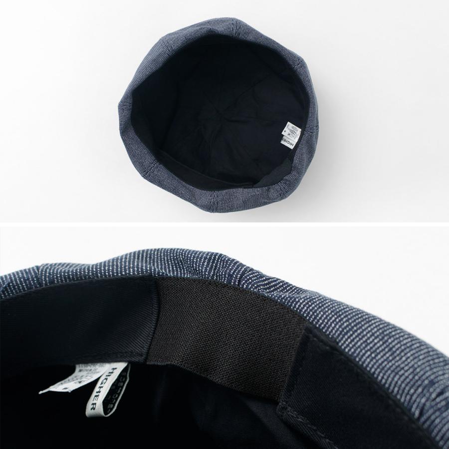 HIGHER（ハイアー） 別注 ヴィンテージ ウォバッシュ ベレー メンズ レディース ユニセックス 帽子 綿 コットン 日本製 HT22029 | HIGHER（ファッション） | 10