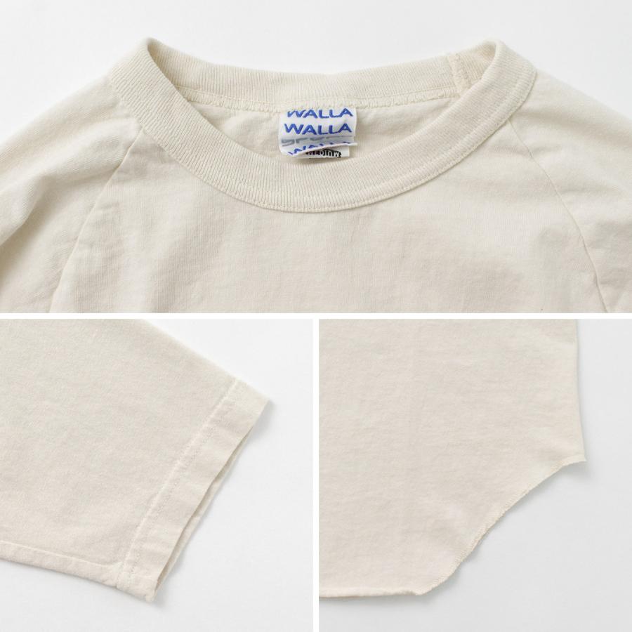 WALLA WALLA SPORT（ワラワラスポーツ） 七分袖 ベースボールTシャツ ソリッド 日本製 / メンズ | WALLA WALLA SPORT | 22