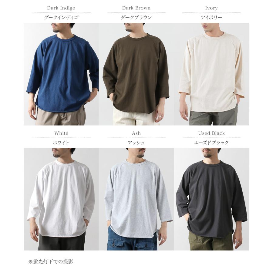 WALLA WALLA SPORT（ワラワラスポーツ） 七分袖 ベースボールTシャツ ソリッド 日本製 / メンズ | WALLA WALLA SPORT | 08