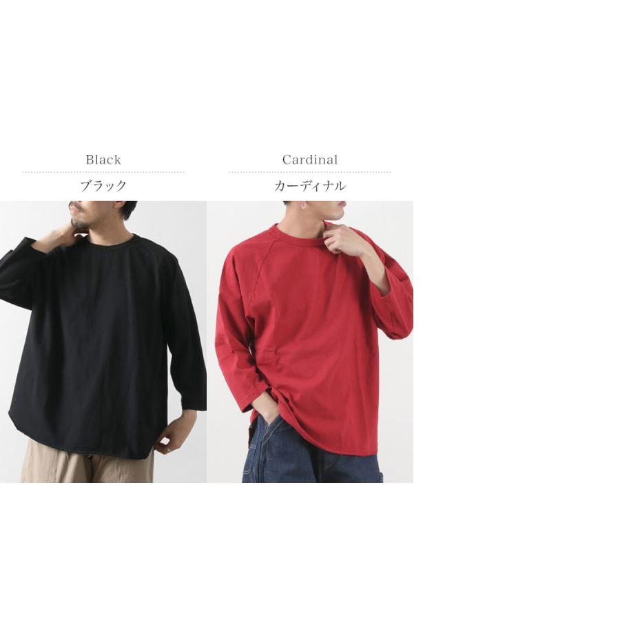 WALLA WALLA SPORT（ワラワラスポーツ） 七分袖 ベースボールTシャツ ソリッド / メンズ 7分袖 無地 日本製 | WALLA WALLA SPORT | 10