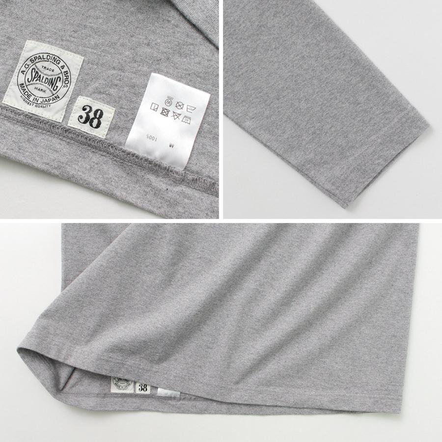 A.G.SPALDING＆BROS（A.G.スポルディング＆ブロス） 14/天竺 ロングスリーブ フットボールTシャツ / メンズ トップス ロンT 長袖 | A.G.SPALDING & BROS. | 15