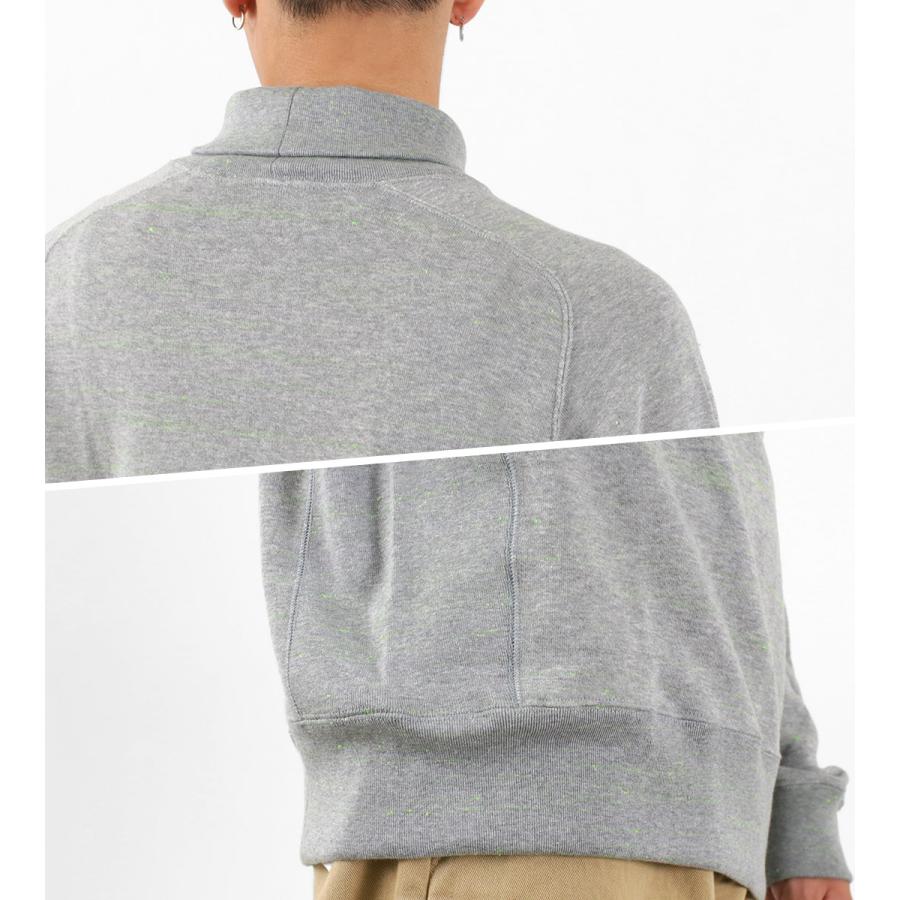 MOC T（モクティー） 別注 ネオン吊り裏毛 ハイネックPO メンズ スウェット tops トレーナー 裏毛 長袖 綿 | mocT | 08