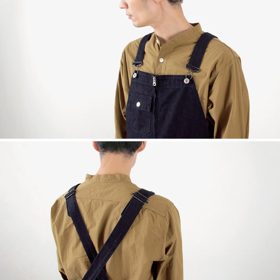 FOB FACTORY（FOBファクトリー） F0517 デニムオーバーオール　ワンウォッシュ / メンズ ボトムス | FOB FACTORY | 05