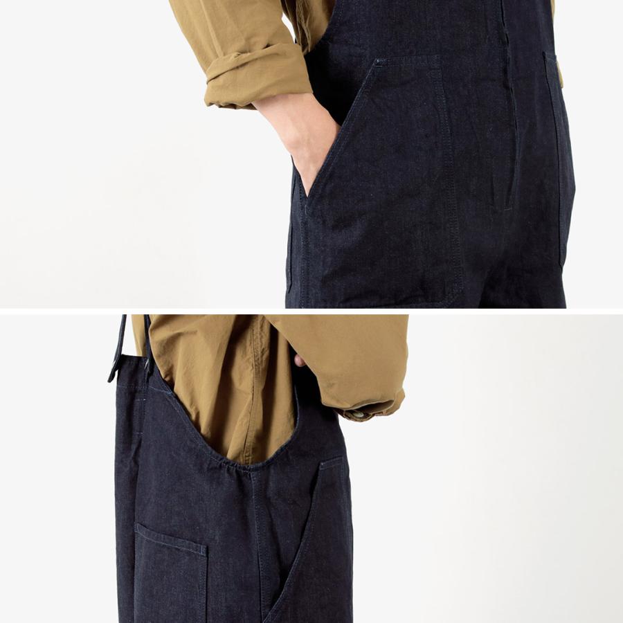 FOB FACTORY（FOBファクトリー） F0517 デニムオーバーオール　ワンウォッシュ / メンズ ボトムス | FOB FACTORY | 07