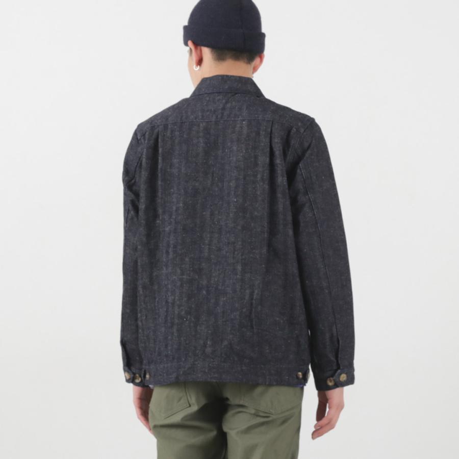 FOB FACTORY（FOBファクトリー） F2433 ドリズラー ジャケット / メンズ ヘリンボーン 日本製 | FOB FACTORY | 16