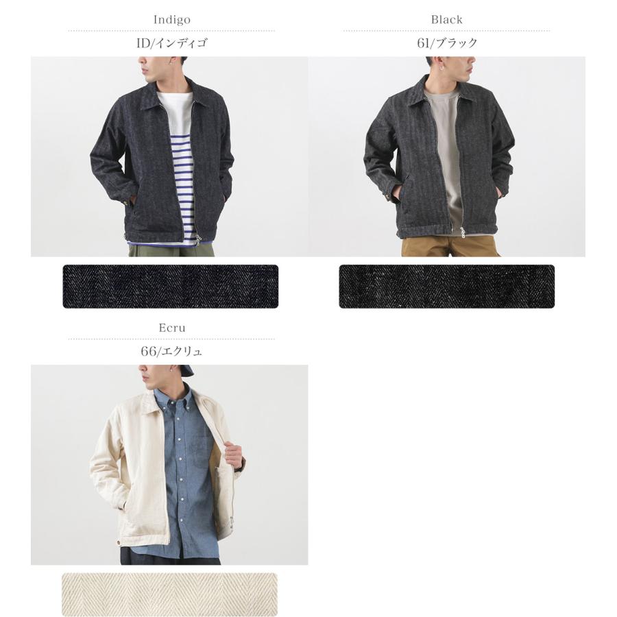 FOB FACTORY（FOBファクトリー） F2433 ドリズラー ジャケット / メンズ ヘリンボーン 日本製 | FOB FACTORY | 04