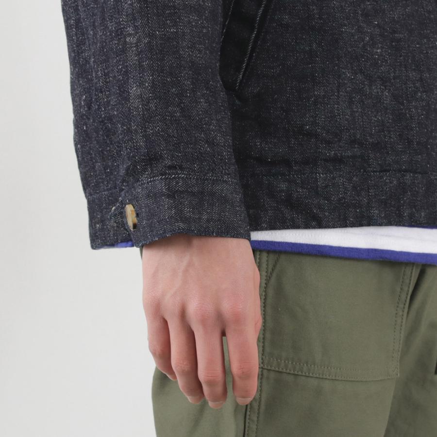 FOB FACTORY（FOBファクトリー） F2433 ドリズラー ジャケット / メンズ ヘリンボーン 日本製 | FOB FACTORY | 11