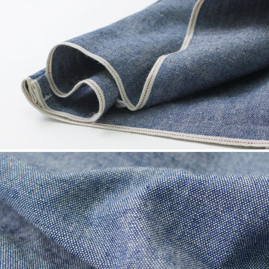 FOB FACTORY（FOBファクトリー） F3487 シャンブレー プルオーバーシャツ メンズ アウトドア 長袖 無地 コットン 日本製 | FOB FACTORY | 05