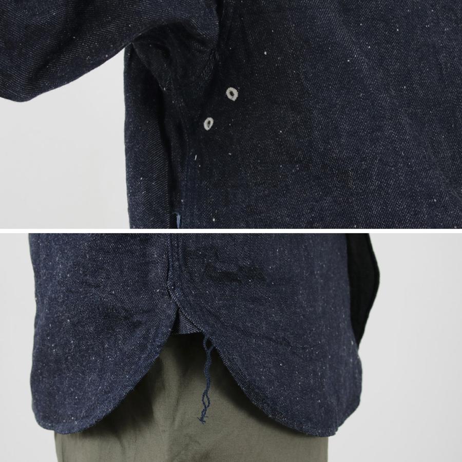 FOB FACTORY（FOBファクトリー） F3490 ベースボール シャツ / 半袖 メンズ デニムシャツ 麻 ヴィンテージ 日本製 | FOB FACTORY | 12