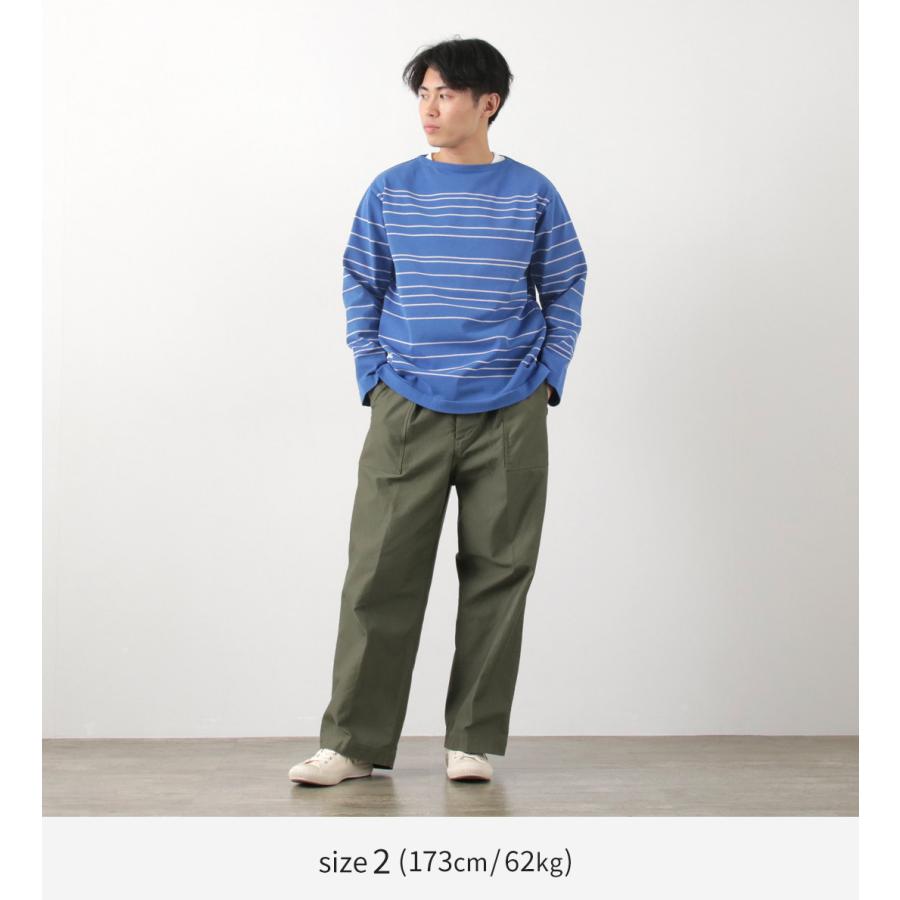 FUJITO（フジト） バスクシャツ Pablo / メンズ カットソー ロンT ボーダー ボートネック 日本製 | FUJITO | 07