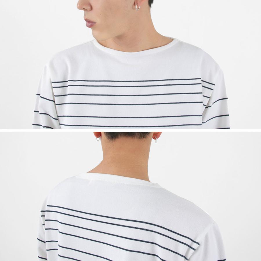 FUJITO（フジト） バスクシャツ Pablo / メンズ カットソー ロンT ボーダー ボートネック 日本製 | FUJITO | 10