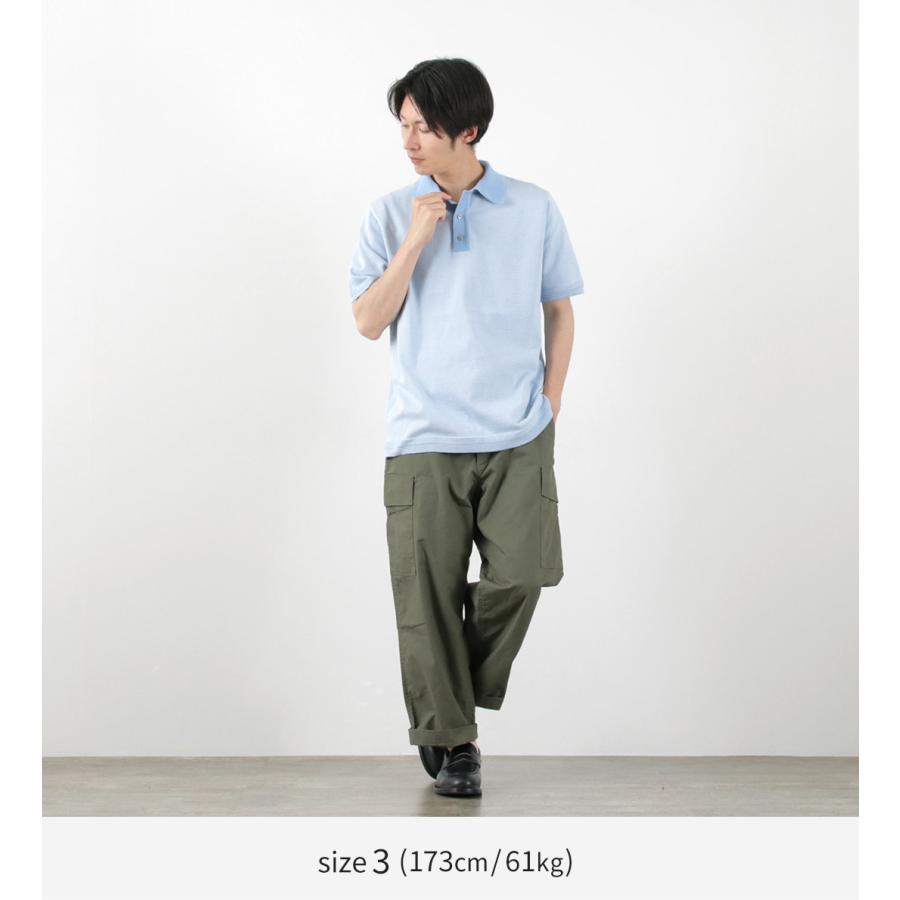 FUJITO（フジト） ニットポロ Easy / メンズ トップス ポロシャツ 半袖