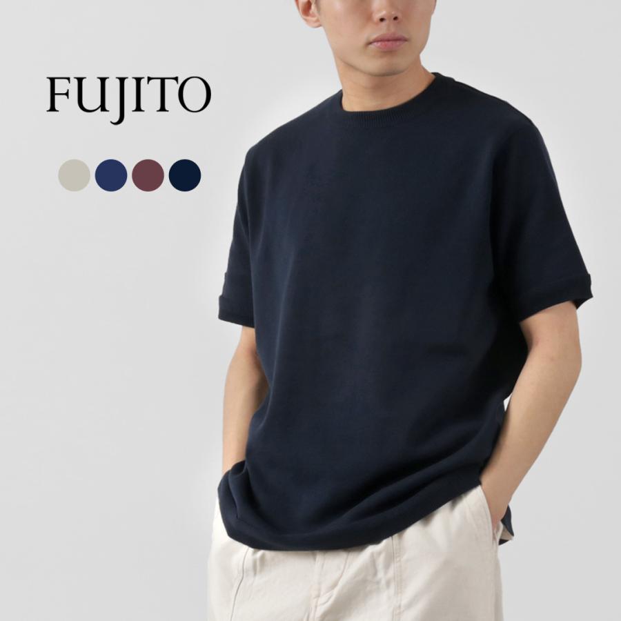 FUJITO（フジト） クルーネック ニット Tシャツ / メンズ トップス