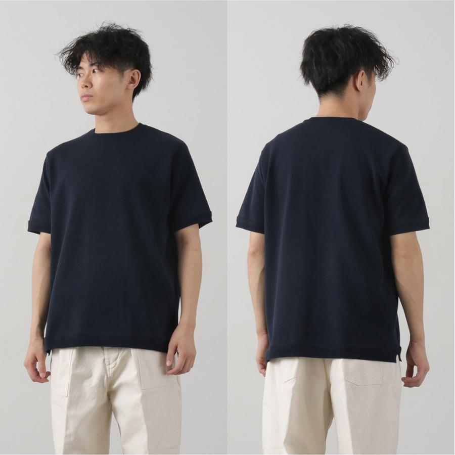FUJITO（フジト） クルーネック ニット Tシャツ / メンズ トップス 半袖 無地 綿 日本製 | FUJITO | 14