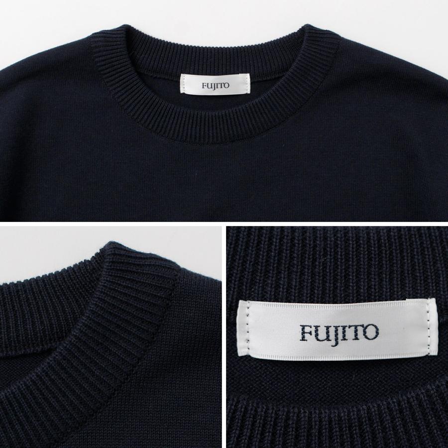 FUJITO（フジト） クルーネック ニット Tシャツ / メンズ トップス