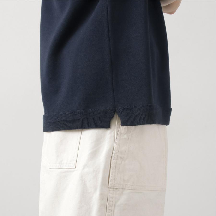 FUJITO（フジト） クルーネック ニット Tシャツ / メンズ トップス 半袖 無地 綿 日本製 | FUJITO | 13