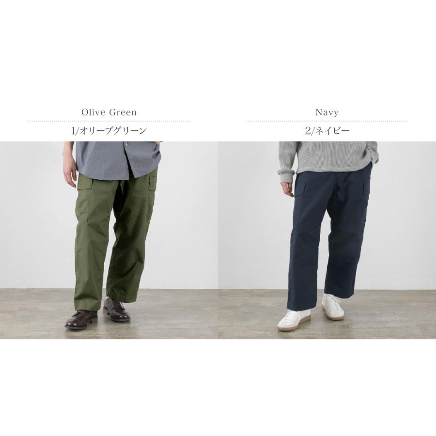 FUJITO（フジト） カーゴパンツ / メンズ 綿 コットン リップストップ ミリタリー ワイド Cargo Pants | FUJITO | 03