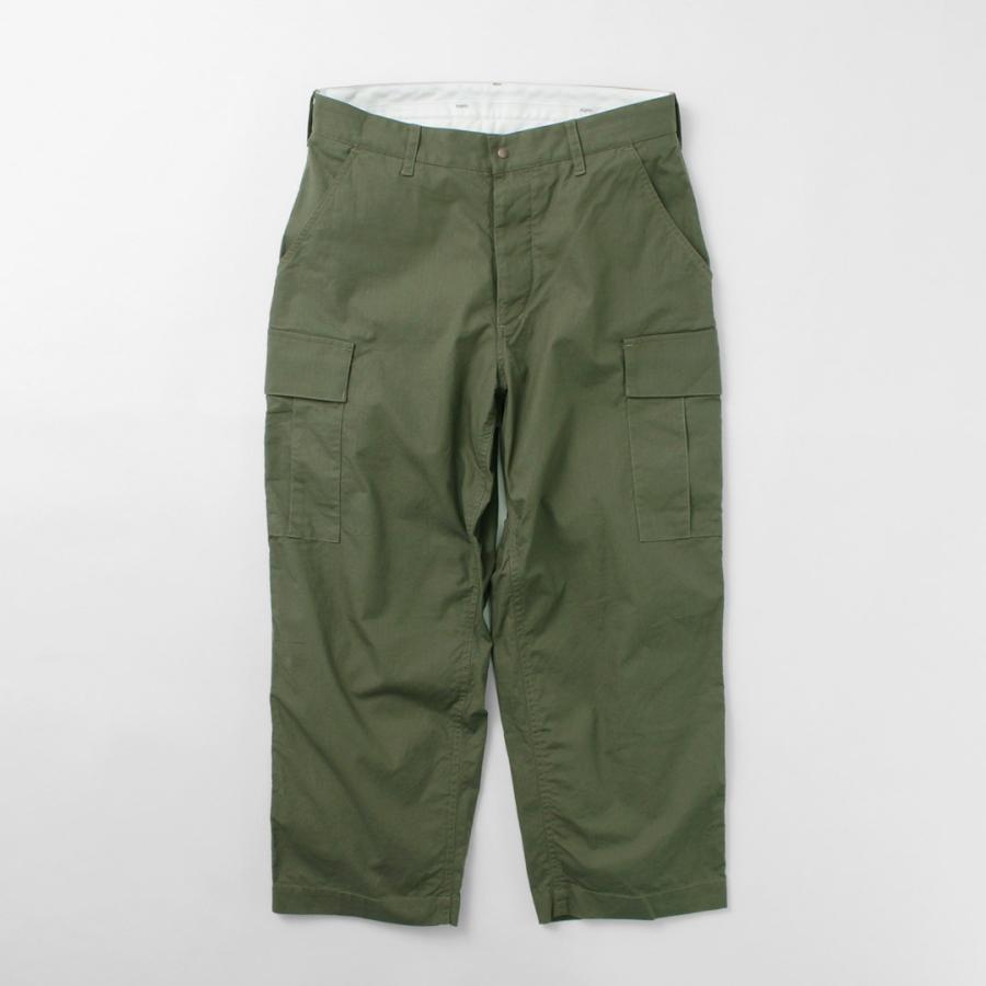 FUJITO（フジト） カーゴパンツ / メンズ 綿 コットン リップストップ ミリタリー ワイド Cargo Pants | FUJITO | 04