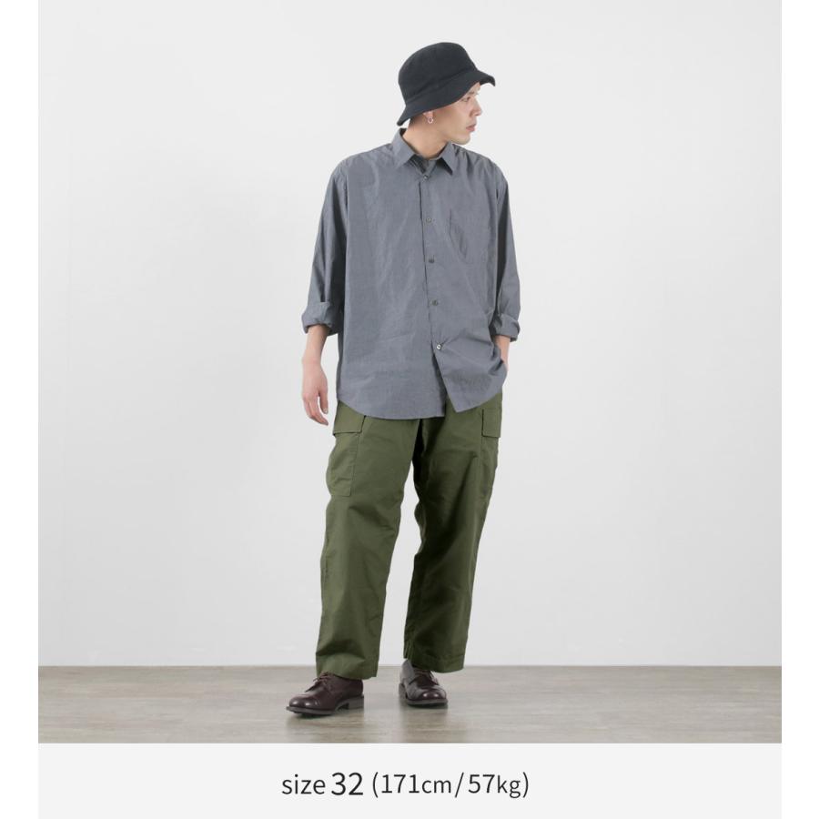 FUJITO（フジト） カーゴパンツ / メンズ 綿 コットン リップストップ ミリタリー ワイド Cargo Pants | FUJITO | 05