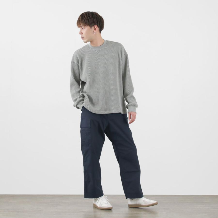 FUJITO（フジト） カーゴパンツ / メンズ 綿 コットン リップストップ ミリタリー ワイド Cargo Pants | FUJITO | 06