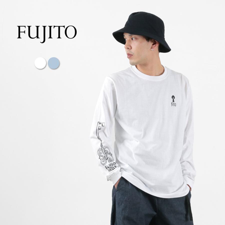 FUJITO（フジト） ロングスリーブ Tシャツ unleash / メンズ カットソー ロンT プリント | FUJITO