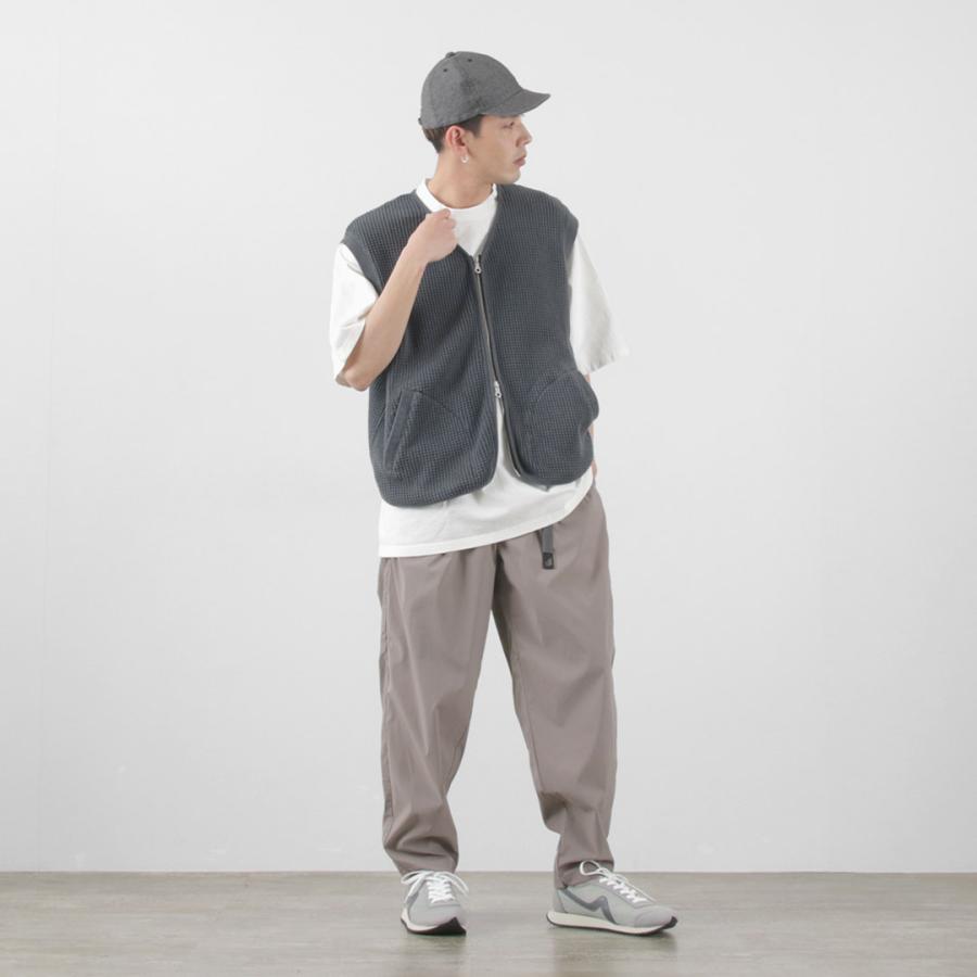 SI（エスアイ） ワッフル ジップ ベスト / メンズ サーマル 綿 コットン ダブルジップ | Si | 06