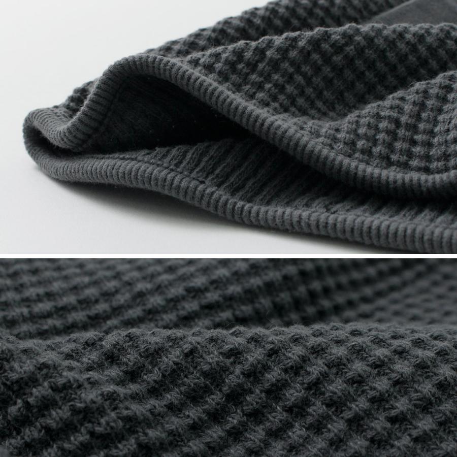 SI（エスアイ） ワッフル ジップ ベスト / メンズ サーマル 綿 コットン ダブルジップ | Si | 07