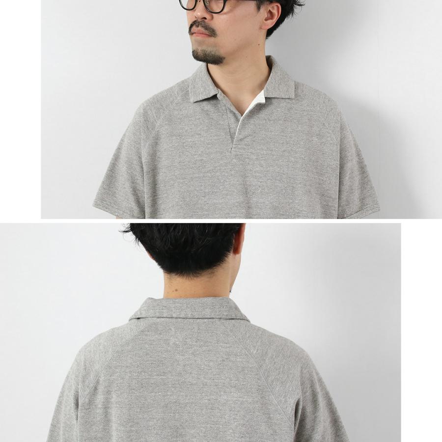 KEPANI（ケパニ） 鹿の子 スキッパーポロ / メンズ 半袖 シャツ コットン 綿 日本製 PIQUE Skipper | Kepani | 11