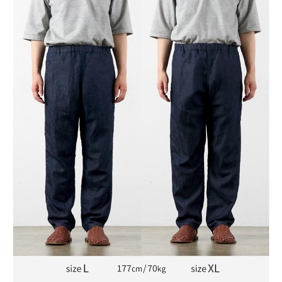 Blue refabric（ブルーリファブリック） コットンリネンデニム イージーパンツ 日本製 / サマーデニム ライトオンス 6オンス |  | 04