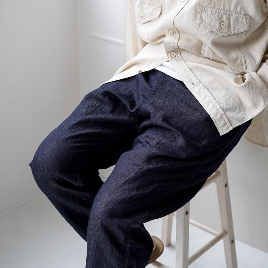 Blue refabric（ブルーリファブリック） コットンリネンデニム イージーパンツ 日本製 / サマーデニム ライトオンス 6オンス |  | 07