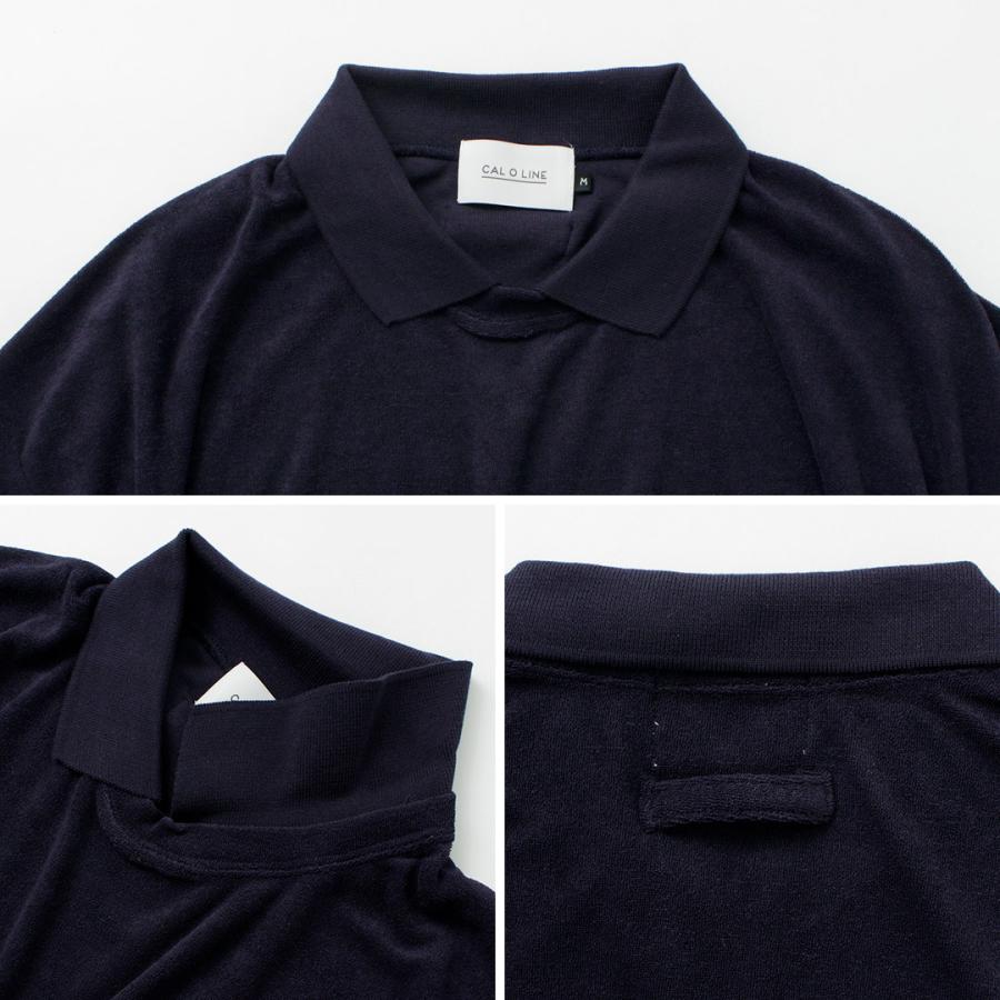 CAL O LINE（キャルオーライン） パイル ポロクルー / メンズ トップス 半袖 ポロシャツ 日本製｜rococo｜14