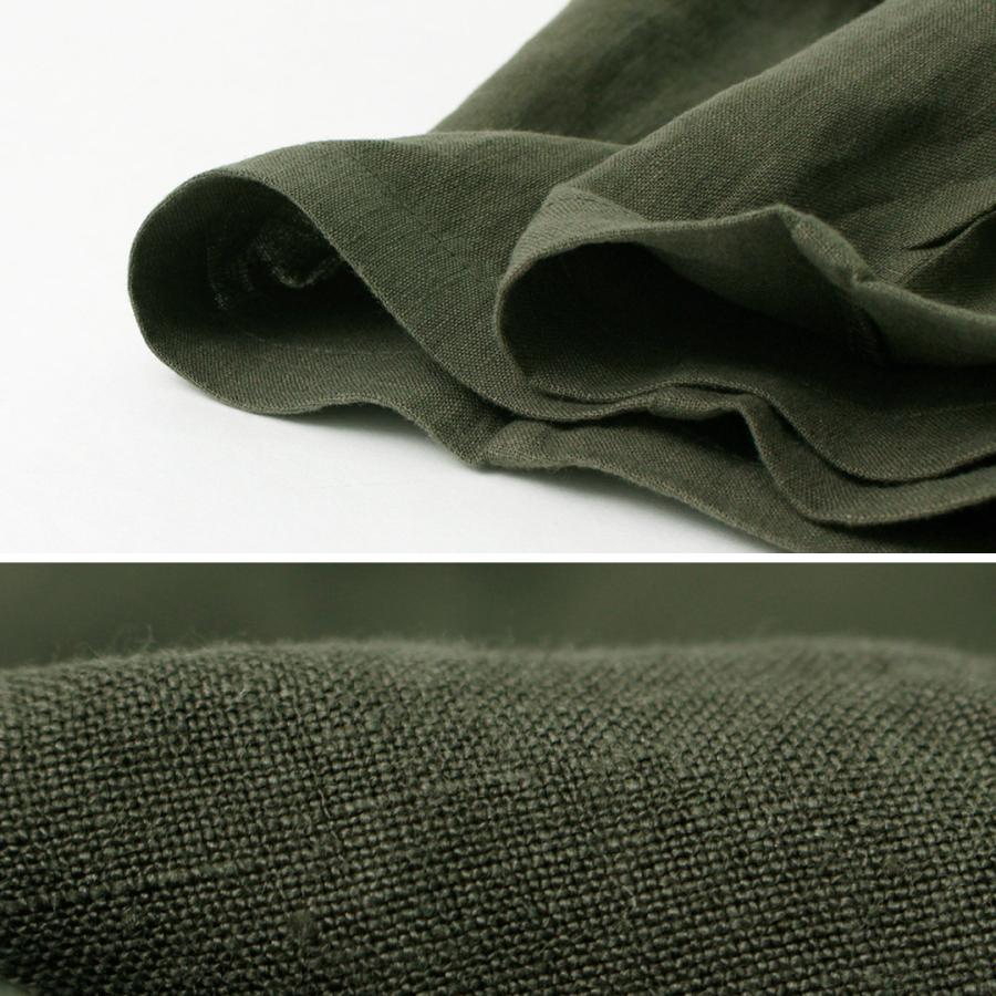 RE MADE IN TOKYO JAPAN（アールイー） フレンチリネン タックパンツ / メンズ ボトムス ロング | Re made in tokyo japan | 10