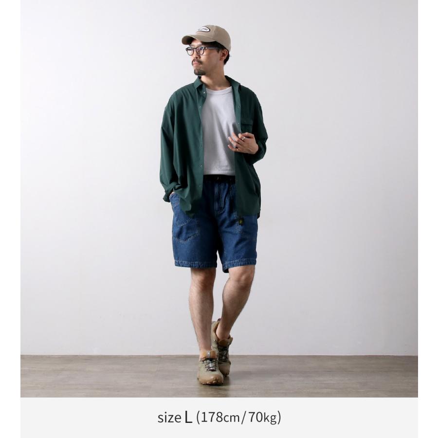 GOHEMP（ゴーヘンプ） トラベラーイージーショーツ ユーズドウォッシュ / ショートパンツ ハーフパンツ イージーパンツ デニム 吸湿 速乾 | GOHEMP | 03