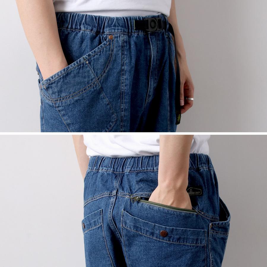 GOHEMP（ゴーヘンプ） トラベラーイージーショーツ ユーズドウォッシュ / ショートパンツ ハーフパンツ イージーパンツ デニム 吸湿 速乾 | GOHEMP | 08