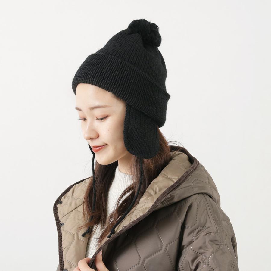 HIGHLAND 2000（ハイランド 2000） ソリッド ボブキャップ ダブルイヤーカバー ポンポン チンロープ | HIGHLAND 2000 | 12