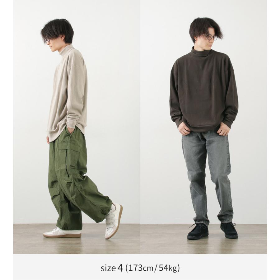 gicipi（ジチピ） シーンミャ モックネック リブ付きロングスリーブ