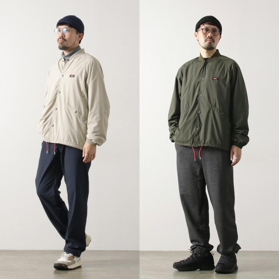 美品　NANGA ナンガ　リブカラーコーチジャケット　L NANGA NANGA（ナンガ） リブカラー コーチジャケット / ライト