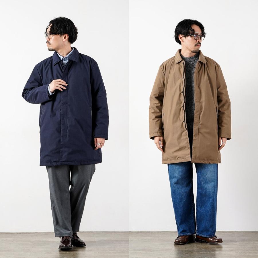 NANGA（ナンガ） 別注 HINOC ヒノック ダウンステンカラーコート 日本製 / メンズ アウター 河田 フェザー 難燃素材 | NANGA | 08