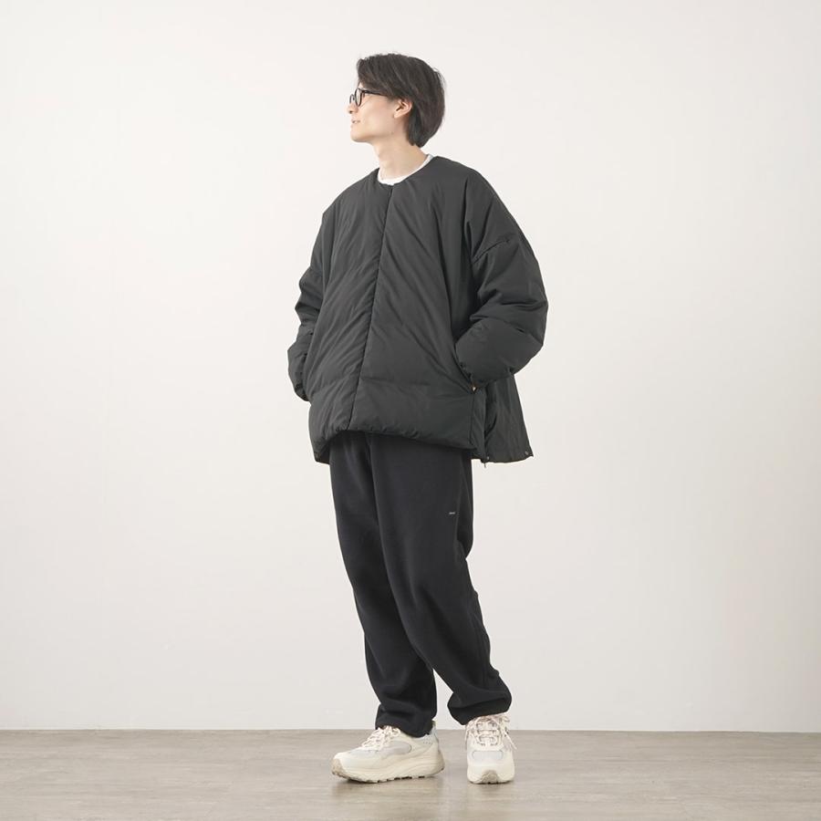 miffew MIFFEW（ミフュー）ノーカラー オーバーダウンジャケット